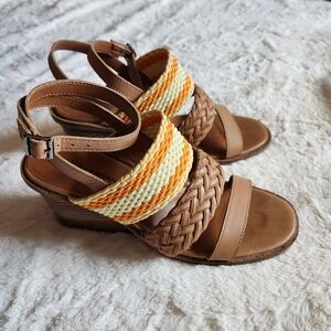 Lucky Brand Lissie Braided Wedge Sandal, Size 8